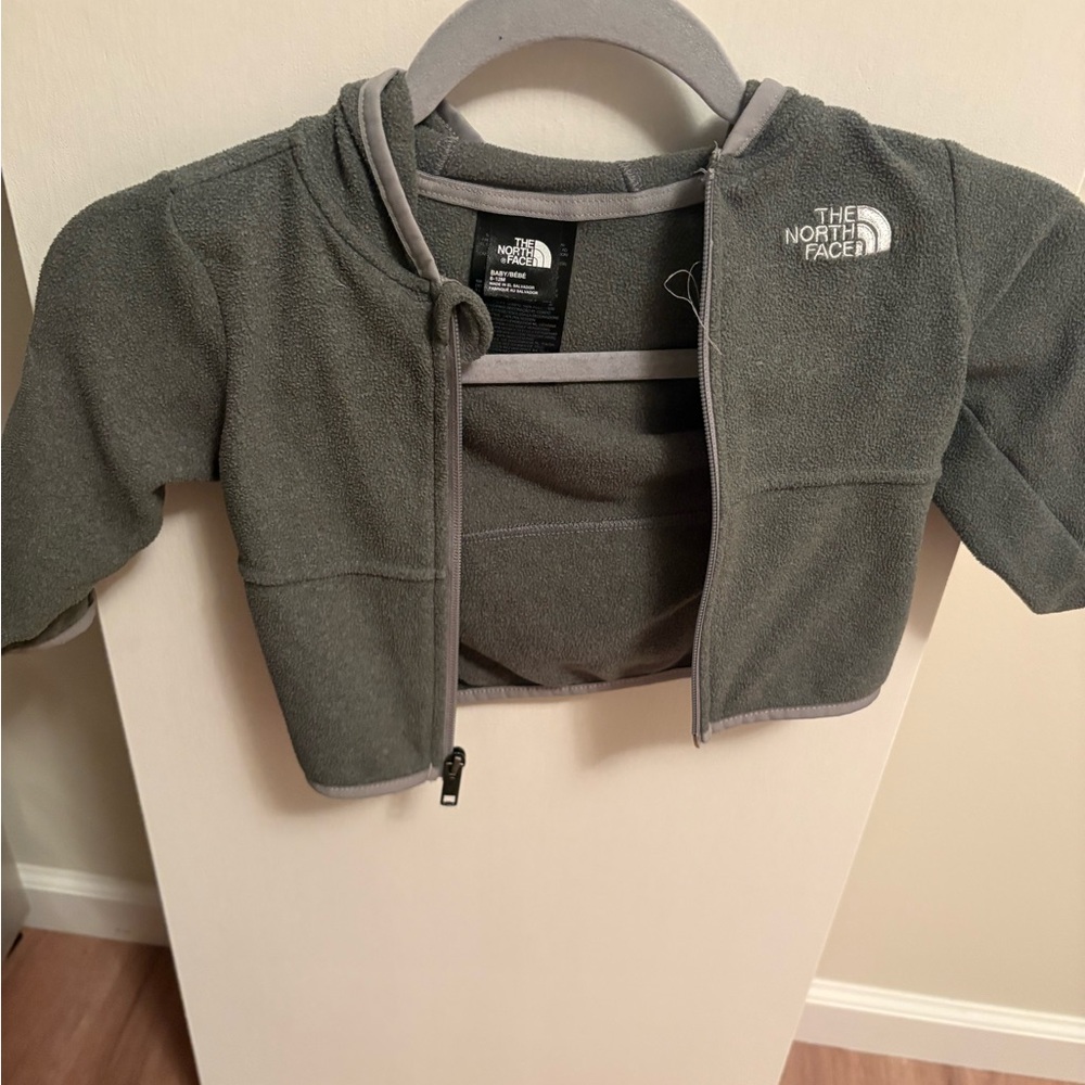 The North Face Kids Charcoal Fleece Hoodie